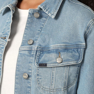 Chaquetas Vaqueras para Mujer de Primera Calidad Hechas en Pakistán, Diseño Personalizado, Servicio OEM al por Mayor, Chaqueta Vaquera para Mujer - Product Image 3