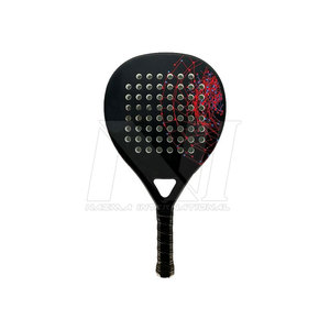 Raqueta de Pádel de Fibra de Carbono con Logotipo Personalizado de Alta Calidad, Forma de Diamante, Red de Nailon, Empuñadura de Fibra de Carbono, 355g, MOQ Bajo, Raqueta de Entrenamiento NAMZA - Product Image 1