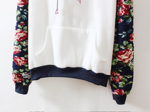 Sudaderas con capucha y sudaderas de invierno y otoño para mujer de alta calidad con cremallera Diseño a rayas Logotipo frontal Tela polar - Product Image 2