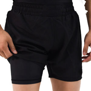 Pantalones Cortos Deportivos Casuales para Hombre, Transpirables, Ecológicos, de Alta Calidad, con Logotipo Personalizado Bordado, Spandex/Algodón, para Boxeo - Product Image 3