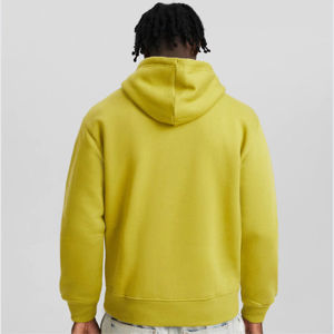 2025 vente en gros de coton mélangé LOGO personnalisé de haute qualité unisexe uni doublé de satin meilleure qualité à capuche - Product Image 3