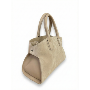 Sac à main structuré en cuir suédé véritable - Fabriqué en Italie - Art. 26008 - Product Image 2
