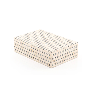 Elegante artesanía MOP incrustaciones diseño cuadrado clásico joyero hecho a mano RAMADAN vacaciones cartón embalaje Vietnam precio barato - Product Image 1