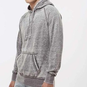 Vente en gros Meilleure vente 100% coton Logo personnalisé OEM Designer Hoodies Hommes Pull Over Hoodie Streetwear Acid Wash Basics - Product Image 3