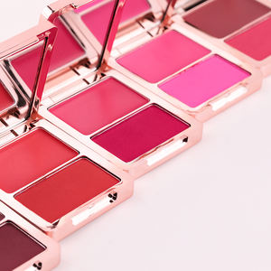 Cheek Tint Bronzer 2 Couleurs Visage Lisse Vegan Marque Privée Couverture Complète Crème Pressée Contour Bronzer Poudre Palette - Product Image 4