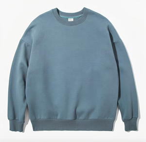 เสื้อสเวตเชิ้ตคอกลมผ้าเทอร์รี่หนานุ่มสไตล์วินเทจ สำหรับฤดูใบไม้ร่วงและฤดูหนาว น้ำหนัก 420 กรัม ผ่านการซักทำให้ดูเก่าแบบวินเทจ เสื้อสวมหัวแบบ unisex - Product Image 1