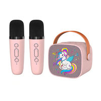 Enceinte karaoké sans fil portable avec microphone et table de mixage, personnalisable avec logo, idéale comme cadeau pour enfants