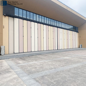 La meilleure <span class=keywords><strong>porte</strong></span> <span class=keywords><strong>de</strong></span> hangar pliante en accordéon pliante verticale résistante au vent et ignifuge à faible entretien - Product Image 3