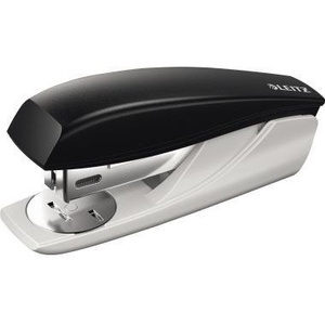 Engrapadora Leitz NeXXt 5501 24/6 26/6, Fija/Removible/Clavadora, 25 Hojas (80 G/m), 200 Grapas 24/6, Metal/Plástico, Negra, L - Product Image 1