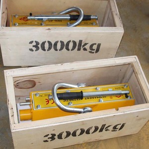 Lève-charge magnétique permanent Pml-300 NdFeB N35, capacité de levage de 3000 kg, aimant de levage robuste pour la manutention de plaques d'acier, avec garantie d'un an - Product Image 1