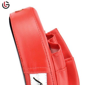Almohadillas de enfoque de cuero ajustables para entrenamiento de perforación Muay Thai con logotipo personalizado Taekwondo MMA Boxing - Product Image 5