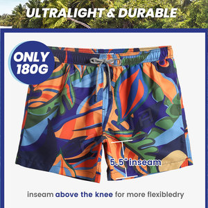 Logo personnalisé Shorts de bain pour hommes Shorts de plage Shorts de bain pour hommes Maillots de bain pour l'été Plage à séchage rapide Sublimation - Product Image 4