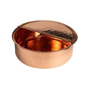 Diseño simple 100% Cuenco de spa de pie de cobre puro Material de cobre elegante Cuenco martillado Cuenco de uñas de pie - Product Image 4