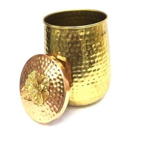 Recipiente de Almacenamiento para Cocina con Tapa de Diseño de Cristal, Acabado Esmaltado, Recipiente de Metal para Té, Tarro de Almacenamiento para Café y Té, Tarros para Azúcar - Product Image 4