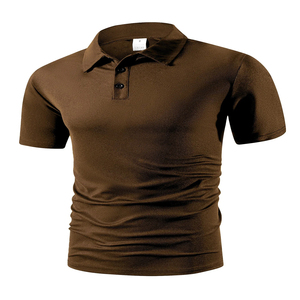 2025 Men Short Sleeve Polo <b>Shirt</b> Cotton Breathable Slim Fit Classic <b>Collar</b> Summer Casual <b>T</b> <b>Shirt</b> - Product Image 5