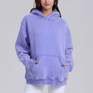 เสื้อฮู้ดดี้คุณภาพสูงสำหรับทุกเพศ น้ำหนัก 500 กรัม ผ้าเฟรนช์เทอร์รี่ สไตล์สตรีทแวร์ แบบสวมหัว ปักโลโก้ได้ เป็นมิตรต่อสิ่งแวดล้อม - Product Image 3