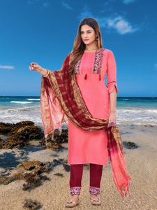Collection Premium la plus tendance Fancy Wear High On Demand Fancy Viscose With Heavy Embroidery Sequence Work Wholesale Supply - Product Image 2