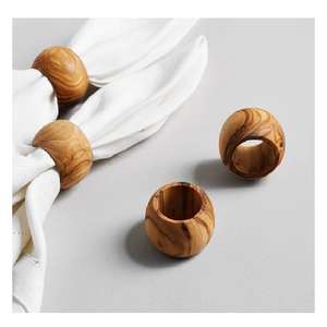 Embellissements de rond de serviette en bois anneaux de dentition pour bébé porte-rideaux bricolage ou même bijoux de mode naturels - Product Image 2