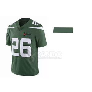 Camiseta de fútbol americano de último estilo, camiseta al por mayor, diseña tu propia camiseta de fútbol americano personalizada - Product Image 3