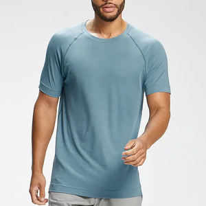 OEM Custom <b>Muscle</b> Blank Gym Curved Hem Regular Fit Digital Printing Breathable <b>T</b> <b>Shirts</b> - Product Image 5