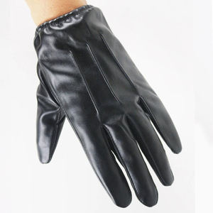 Gants en cuir pour hommes de haute qualité, personnalisables, OEM, écran tactile pour la conduite, style simple, décontracté et quotidien, saison hivernale - Product Image 5