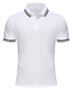 Polo informal de negocios de verano para hombre al por mayor cómodo 100% algodón poliéster manga corta transpirable - Product Image 1