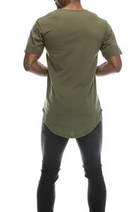 Camiseta Deportiva Formal de Manga Corta para Hombre, 100% Algodón, Dobladillo Curvo Regular, Tela Oxford, Poliéster/Algodón - Product Image 4