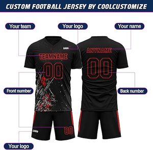 ชุดฟุตบอลสำหรับผู้ใหญ่ระดับมืออาชีพ ดีไซน์ล่าสุด ผลิตจากโพลีเอสเตอร์ 100% คุณภาพพรีเมียม สีตามสั่ง โลโก้ตามสั่ง แห้งเร็ว - Product Image 6