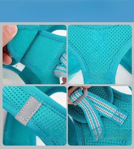 Harnais pour chien de type gilet en polyester à motif animal, réglable avec clochette, pour chiens à poils longs, fabriqué au Vietnam - Product Image 4