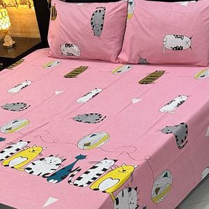 Collection Ssumaira Draps imprimés en pur coton 100% de qualité supérieure ajustés disponibles King Queen Hotels Emballage Premium - Product Image 2