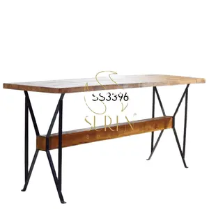 Indian Designer Dinner Industrial Iron Table Handcrafted Hotel Designer Unique Table