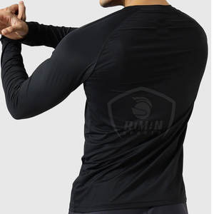 Camiseta de Compresión de Manga Larga Estampada 100% Algodón para Hombre, Calidad Premium, Precio Bajo, Ajuste Holgado - Product Image 6