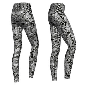 Leggings de compression élastiques pour femmes MMA BJJ, imprimés sur mesure, en Spandex/Polyester, respirants, séchage rapide, écologiques, coupe intégrale - Product Image 3