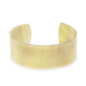 Brazaletes de cuerno de búfalo natural al por mayor, pulseras de cuerno pulidas anchas para mujer, joyería de animales bohemios, accesorios de cuerno africano - Product Image 4