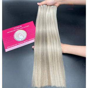 DD Extensions de Cheveux Humains Raides Naturels Ombre Couleur Donneur Unique Cheveux Bruts Double Dessiné Origine Usine Vietnamienne - Product Image 6