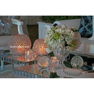 Nouveauté Boule en cristal scintillante de haute qualité Pièce maîtresse de table de mariage de luxe pour la maison Événements Fêtes Fournitures de décoration - Product Image 1