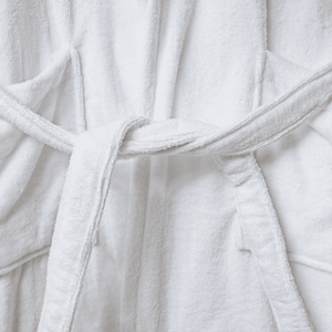 Nouveauté Vente en gros Peignoir thermique sexy pour adultes en tissu éponge gaufré respirant uni sans manches 100% coton - Product Image 3