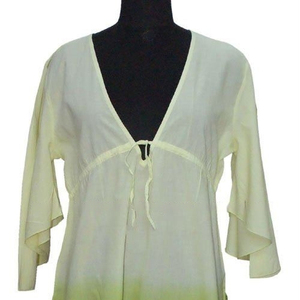 ชุดเดรสคาฟตันยาวถึงเข่าสำหรับสตรีผ้าฝ้าย100% - Product Image 1