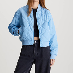 Blouson d'aviateur d'hiver en toile imperméable coupe ajustée avec logo personnalisé en toile blouson d'aviateur unisexe de haute qualité - Product Image 3
