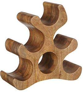 ชั้นวางไวน์ทำจากไม้ดีไซน์คลาสสิกที่วางขวดไวน์2ขวดสำหรับบาร์ร้านอาหารโรงแรมและของตกแต่งบ้าน - Product Image 6