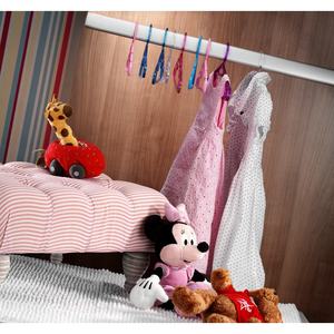 Ensemble de cintres en plastique pour vêtements de bébé, durables, légers et colorés, organisateur de vêtements pour la garde-robe et la salle de bain des nourrissons et des enfants - Product Image 5