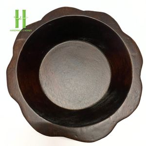 ชามไม้ดอกไม้สไตล์วินเทจคุณภาพสูงแบบกำหนดเองเป็นมิตรกับสิ่งแวดล้อมสำหรับทำเทียนตกแต่งเทศกาลอีสเตอร์ งานฝีมือเวียดนาม HNH - Product Image 1