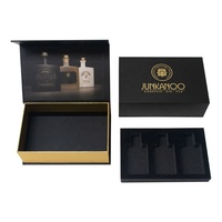 Boîte magnétique de luxe personnalisée de haute qualité pour parfum, éponge pour gommage facial, lotion raffermissante, laminage mat - Boîte cadeau de luxe