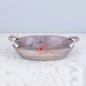 Hotels Plateau de table Bol en bois d'acacia - Product Image 4