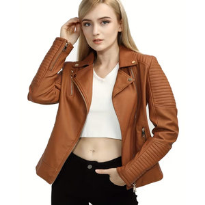 Veste d'hiver pour femmes en cuir de haute qualité, personnalisée avec logo, imperméable, coupe-vent, respirante, manches longues - Product Image 1