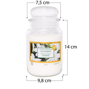 เทียนหอมกลิ่นมะลิชุดของขวัญ510g 3ขวดแก้วขนาดใหญ่คุณภาพพรีเมี่ยมสำหรับตกแต่งบ้านและผ่อนคลาย - Product Image 2