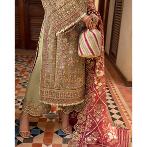 Elegante Salwar Kameez Estilo Pakistaní, Vestido de Novia Listo para Usar, Traje Salwar Cosido para Fiestas - Product Image 3
