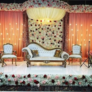 Juego de Muebles de Lujo para Escenario de Boda, Juego de Muebles Artesanales para Boda Real, Nuevo Juego de Sofás de Diseño para Bodas Musulmanas, Decoración para Eventos en el Reino Unido - Product Image 6