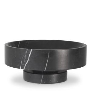 Black Marble Serving Bowl Modern Luxury Design Eco-Friendly Customized for Home Hotel Restaurant Cafe Tabletop Food Serving - Product Image 5