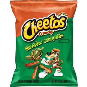Cheetoss cheddar Jalapeno 8ออนซ์ราคาถูกอาหารเรียกน้ำย่อยรสเผ็ด - Product Image 1